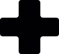 Pharmacy Cross Simple Line Art Svg, Free Vectors File